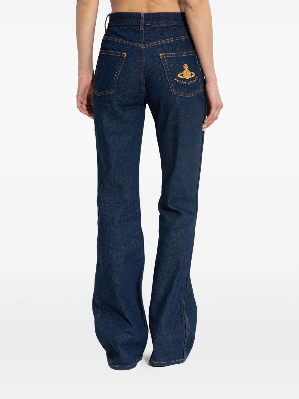 デニム・ジーパン VIVIENNE WESTWOOD Women Denim Pants 1902002B W0162 K406 Blue jeans ray donna blu - VIVIENNE WESTWOOD - d — 2